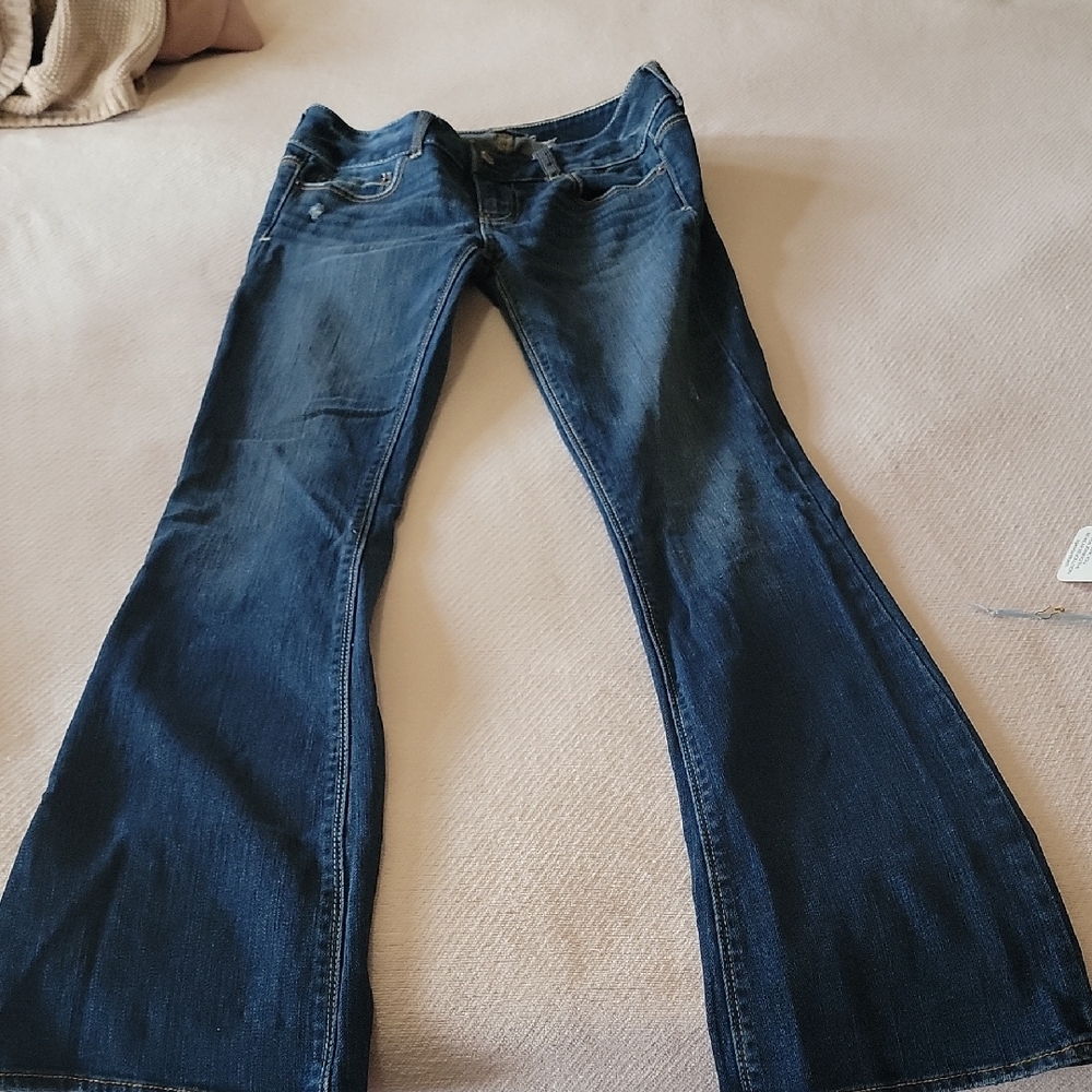American Eagle Outfitters Women's Indigo Skinny Jeans - Picture 4 of 4